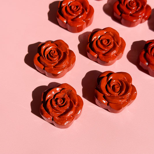 Red Jasper Rose