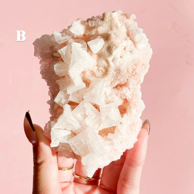 XL Pink Halite Cluster