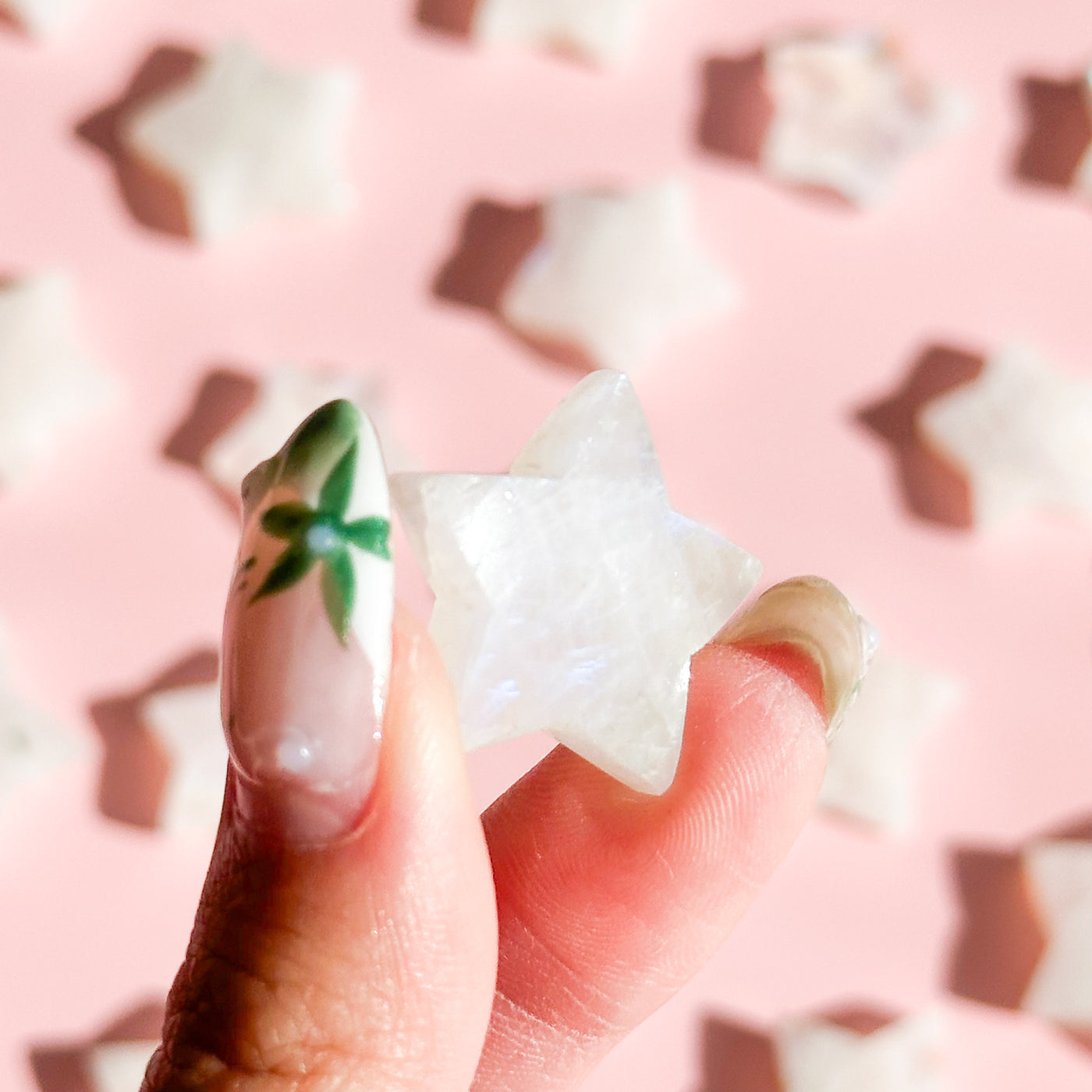 Rainbow Moonstone Mini Star