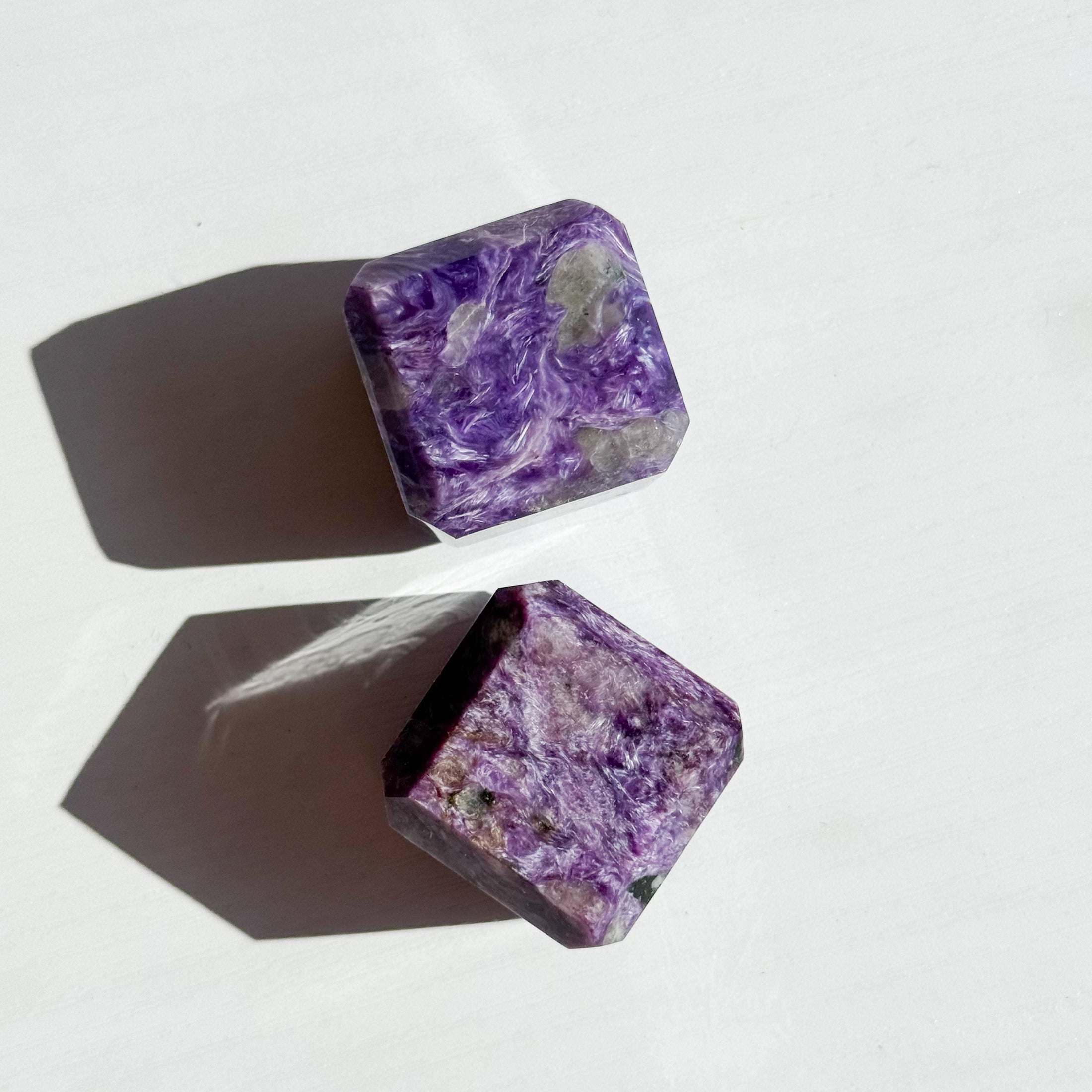Charoite Cube