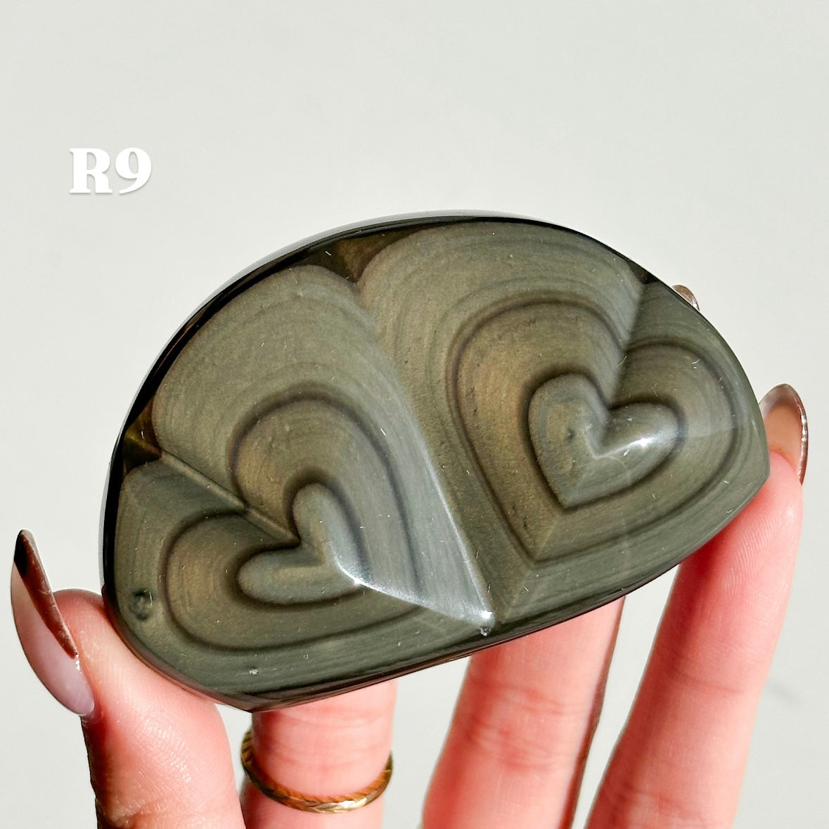Rainbow Obsidian Carvings