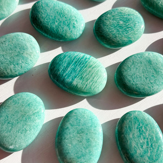 Pierre plate en amazonite