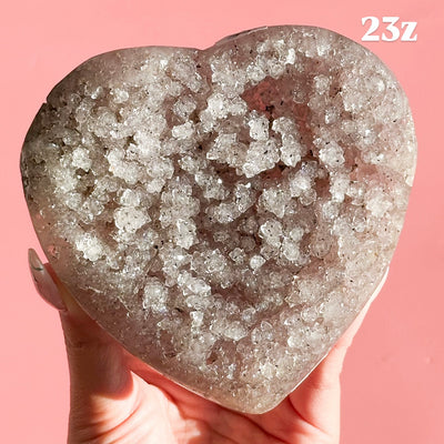 Druzy Amethyst Heart from Brazil