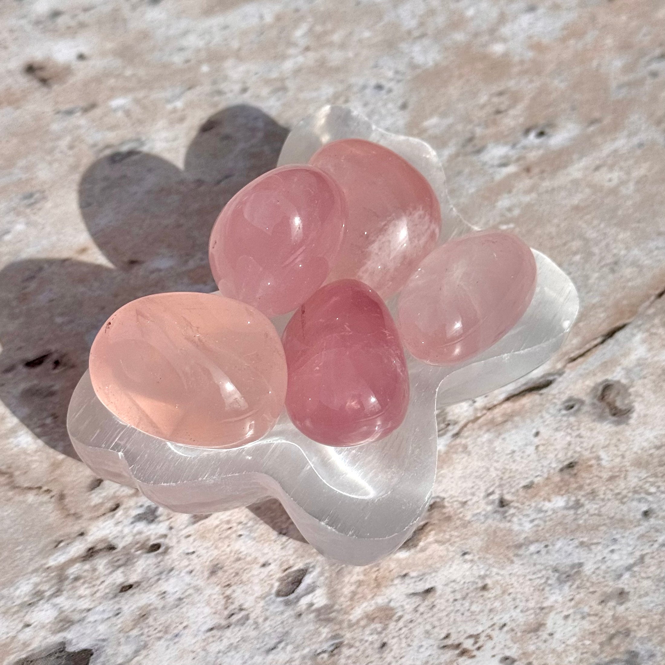 Satin Spar Selenite Butterfly Mini Bowl