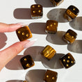 Load image into Gallery viewer, Tiger Eye Dice Pair
