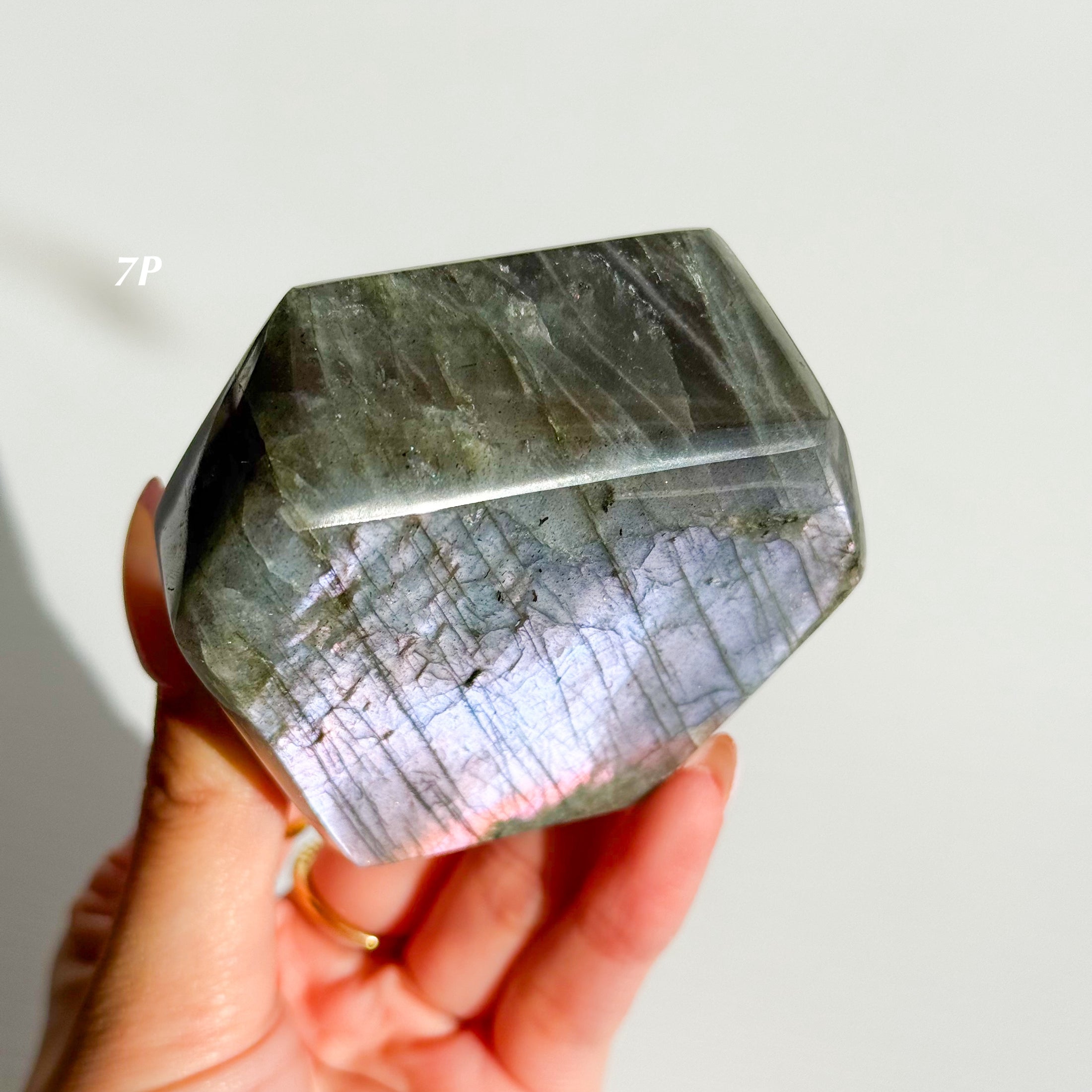Labradorite Freeform - Purple Flash