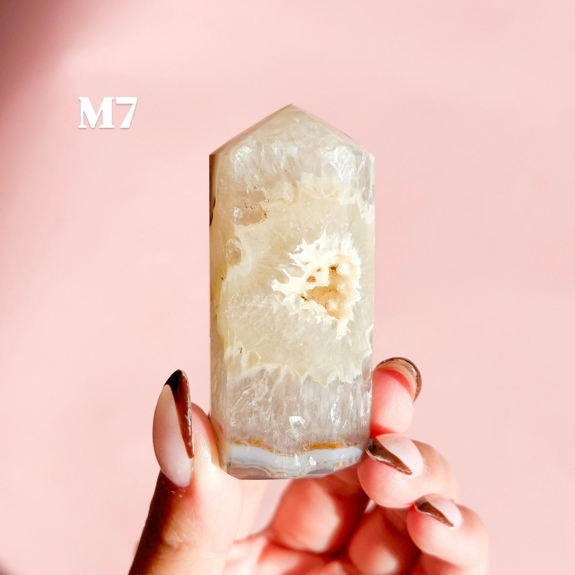 Agate Geode Mini Tower