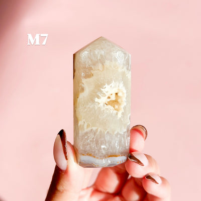 Agate Geode Mini Tower