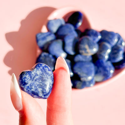 Sodalite Mini Heart