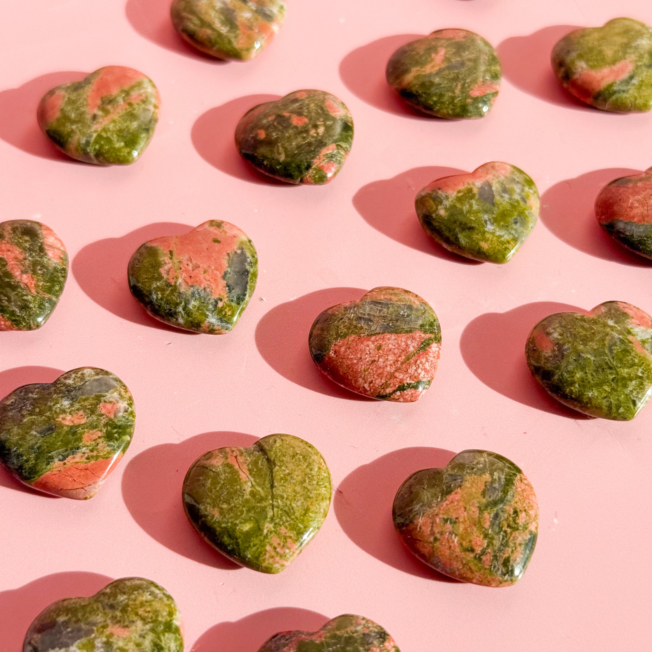 Unakite Mini Heart