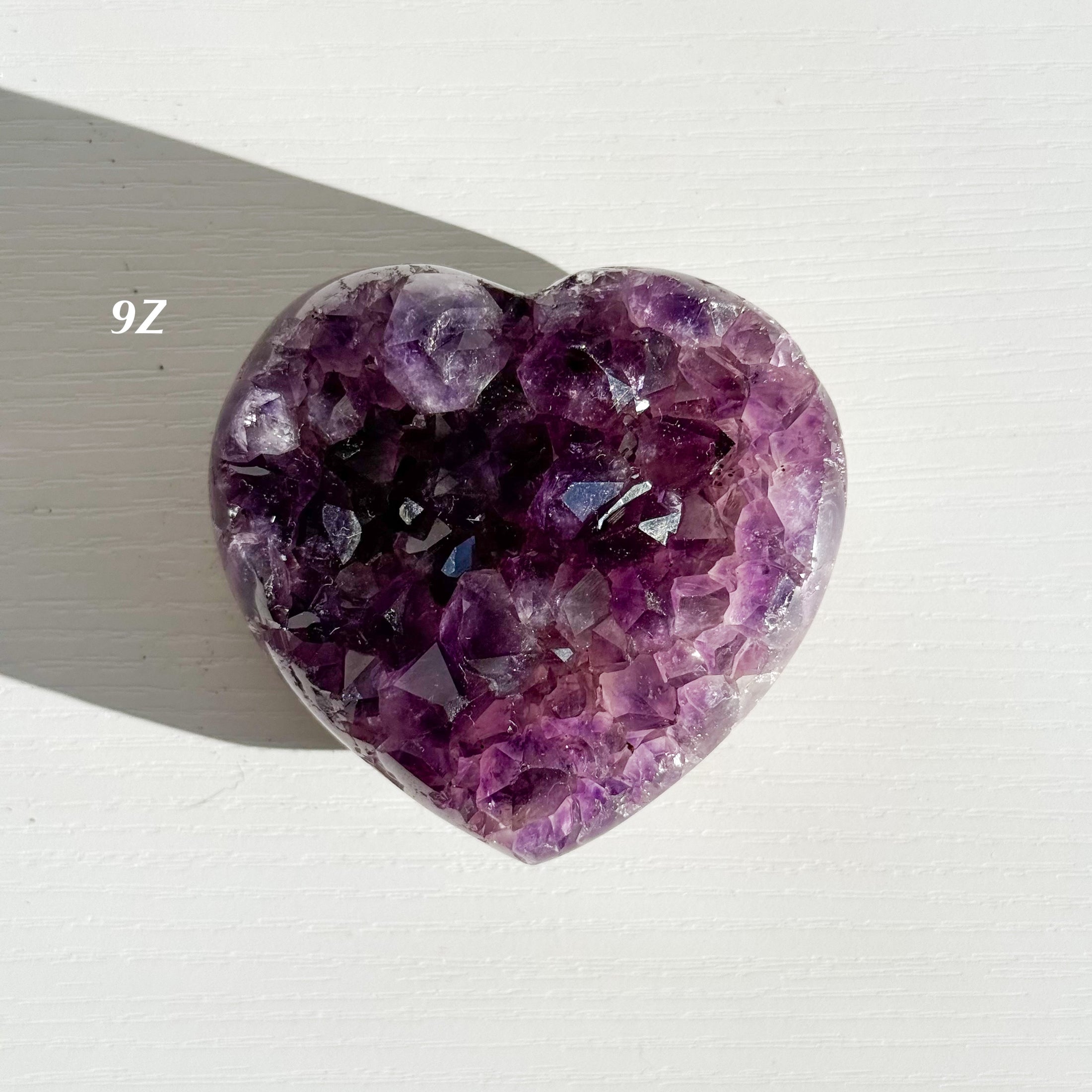 Druzy Amethyst Heart from Brazil