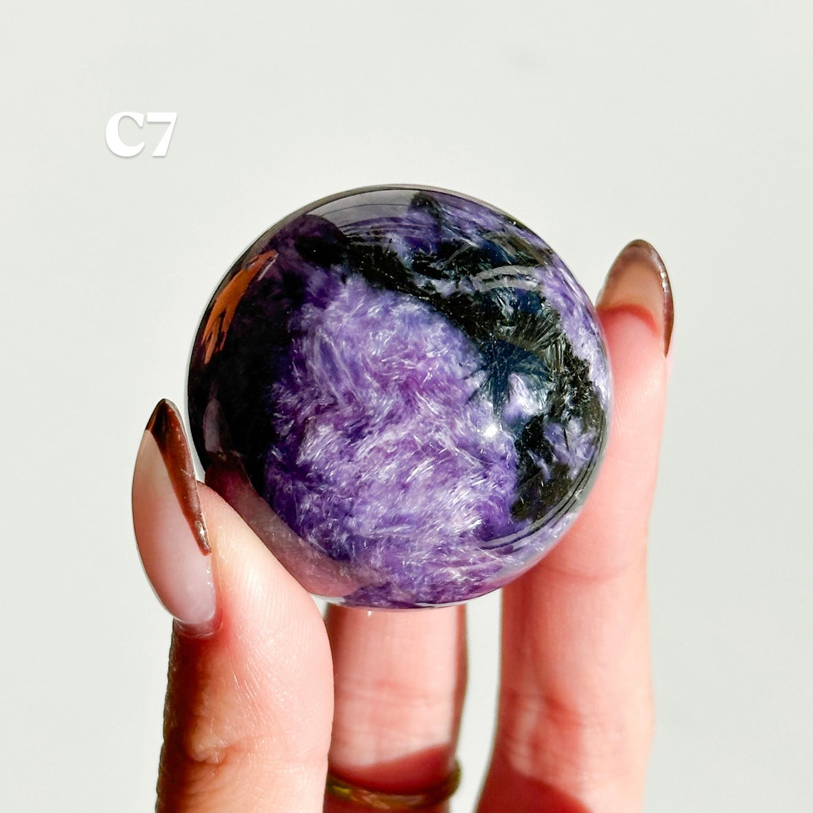Charoite Sphere