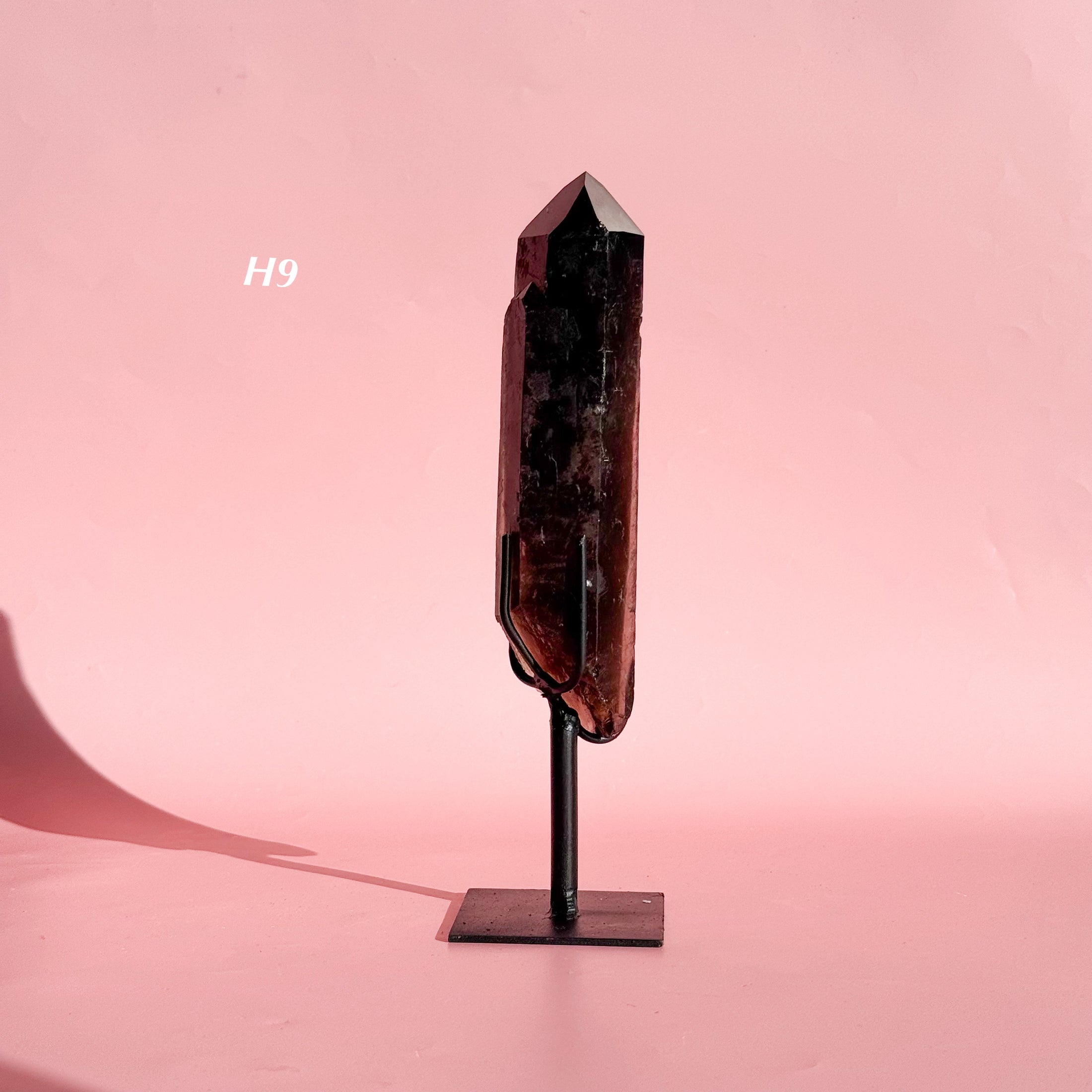 Smokey Quartz Point on Stand