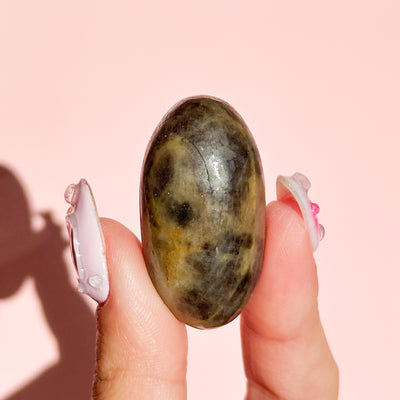 Golden Sapphire Lingam