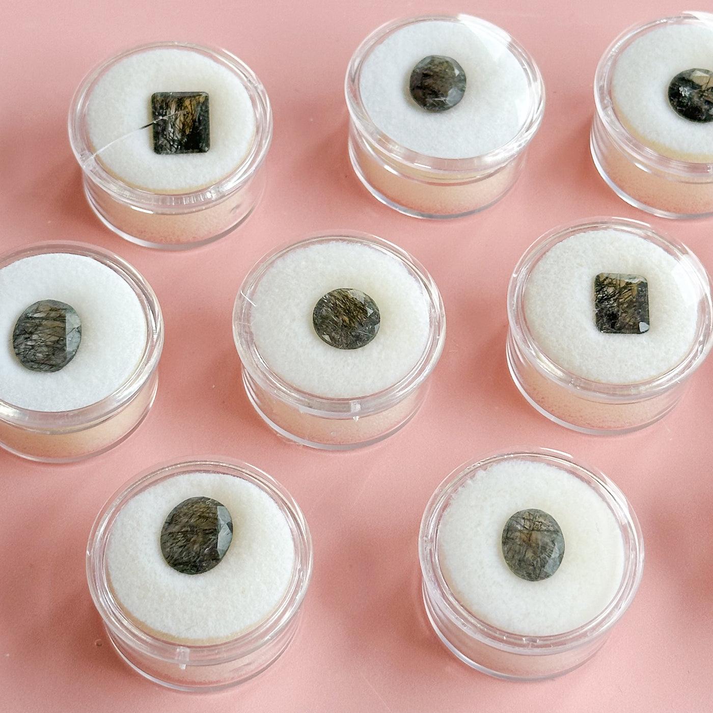 Tourmalated Quartz Gem - Shapes Vary