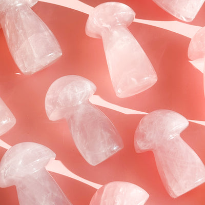 Rose Quartz Mushroom