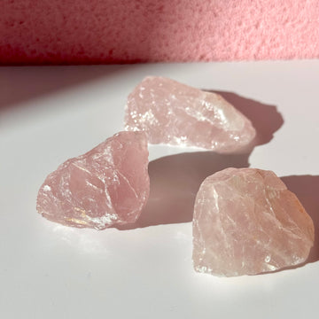 Raw Rose Quartz Chunk