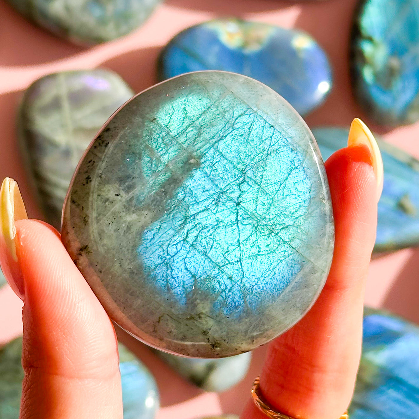 Labradorite Flat Stone