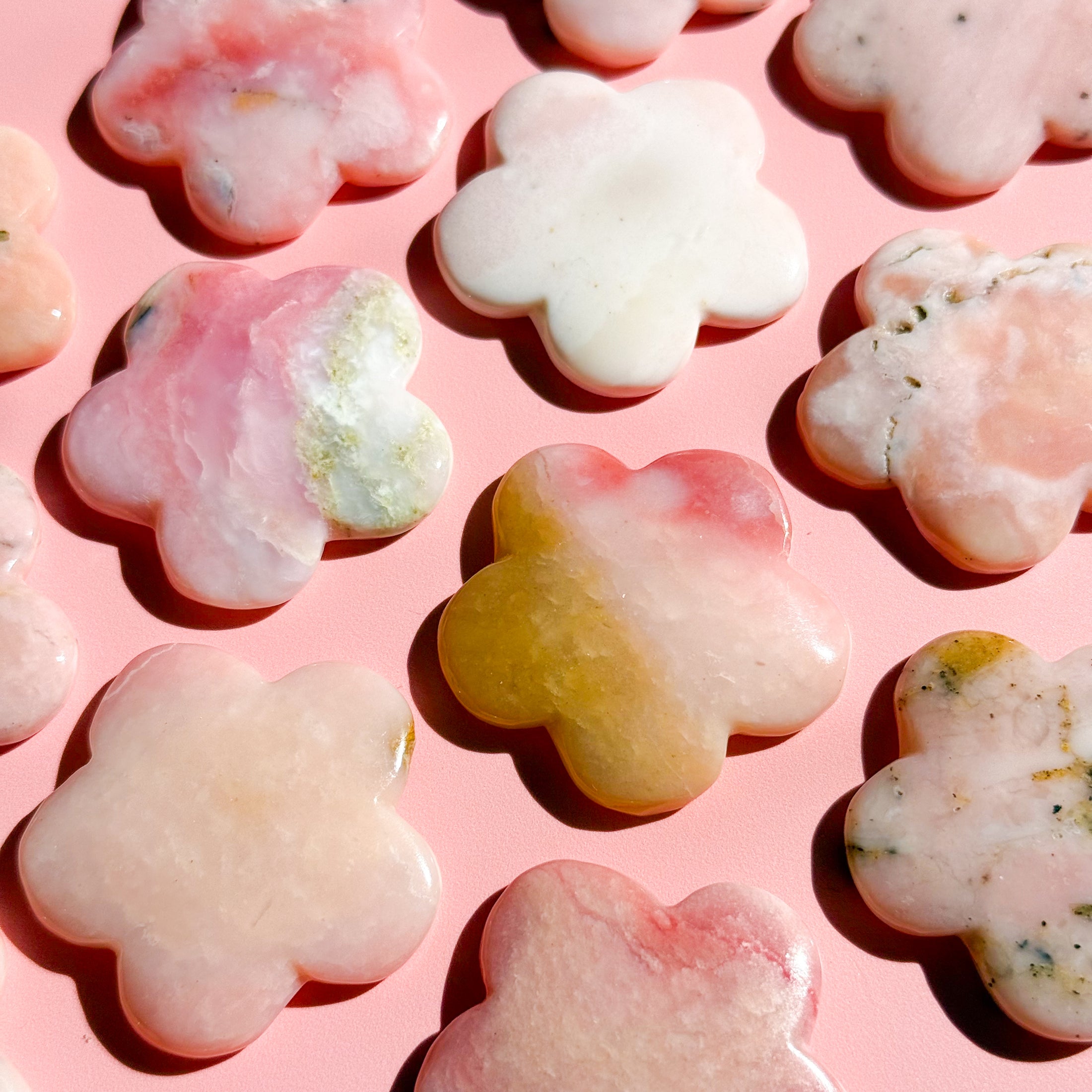 Pink Opal Petal Stone