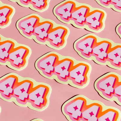 444 Sticker
