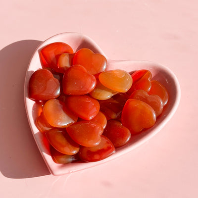 Carnelian Mini Heart