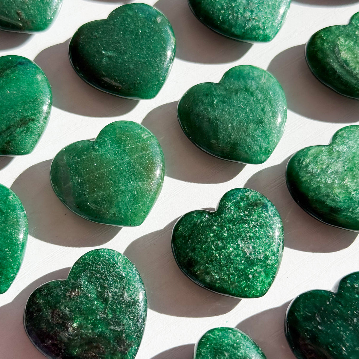 Green Fuchsite Small Heart