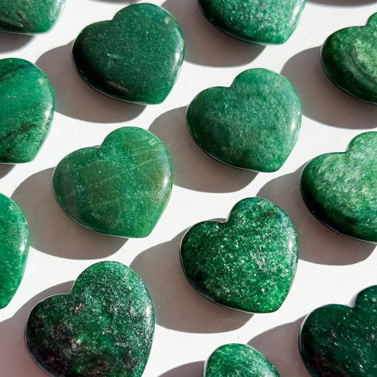 Green Fuchsite Small Heart