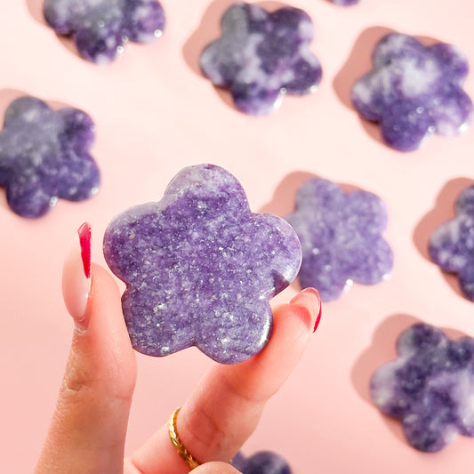 Lepidolite Petal Stone