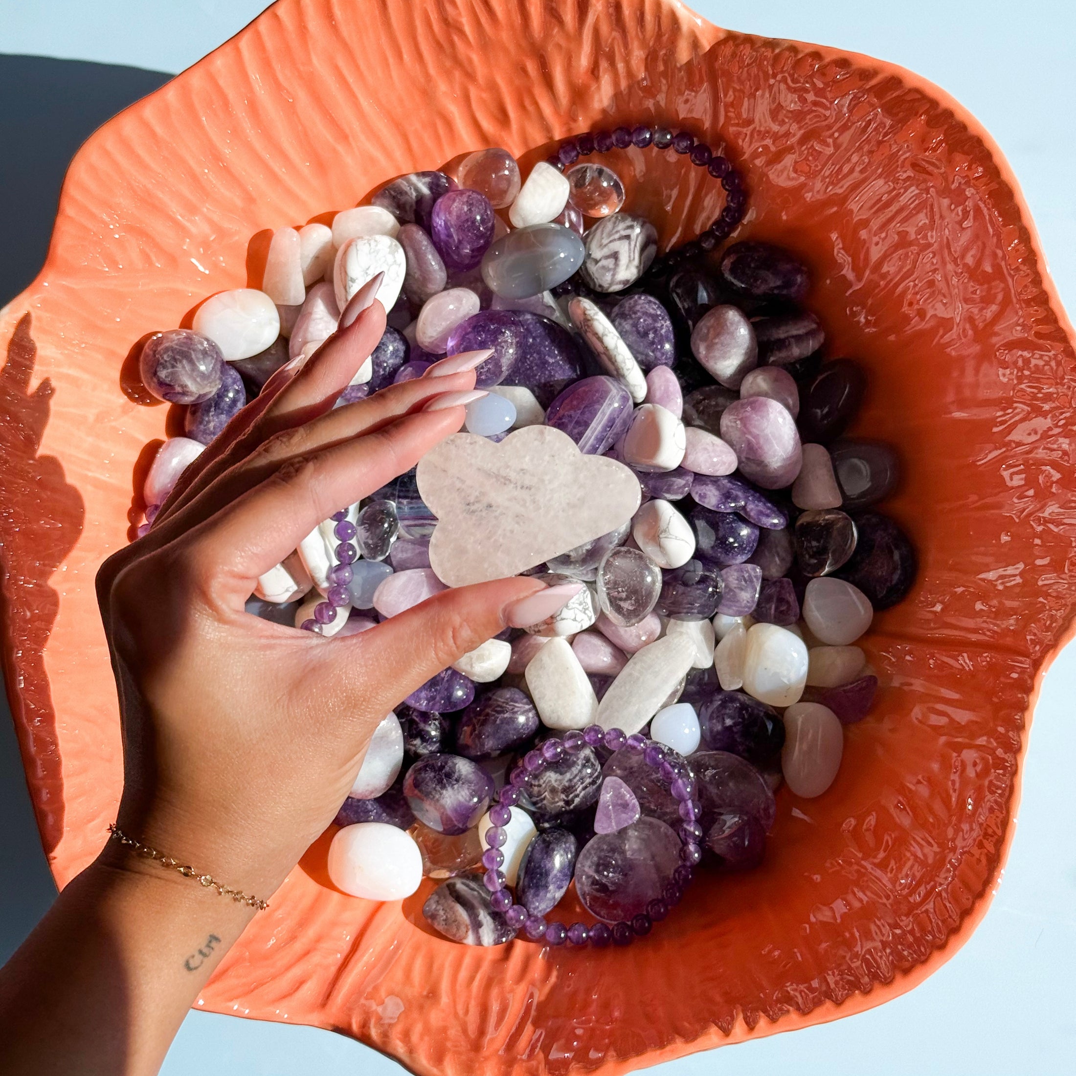 Violet Cloud Crystal Mix