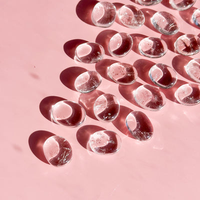 Clear Quartz Mini Flat Tumble