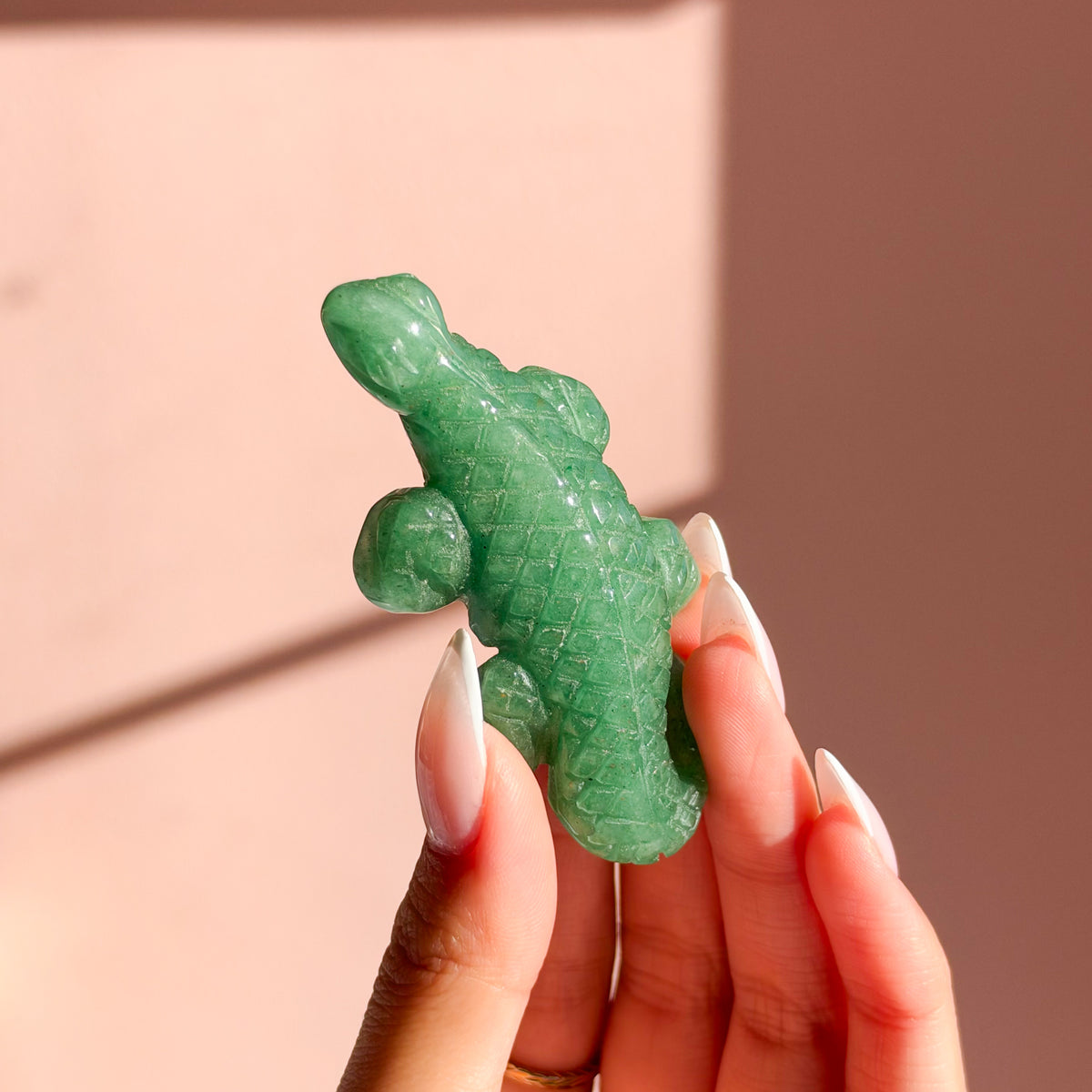 Green Aventurine Lizard