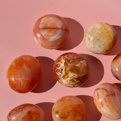 Carnelian Pebble Palmstone