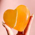 Load image into Gallery viewer, Honeycomb Calcite Medium Heart
