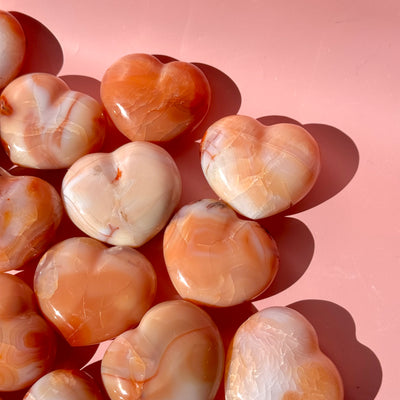 Carnelian Agate Heart