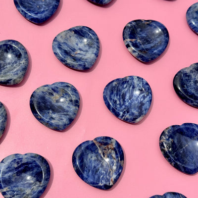 Sodalite Heart Worry Stone