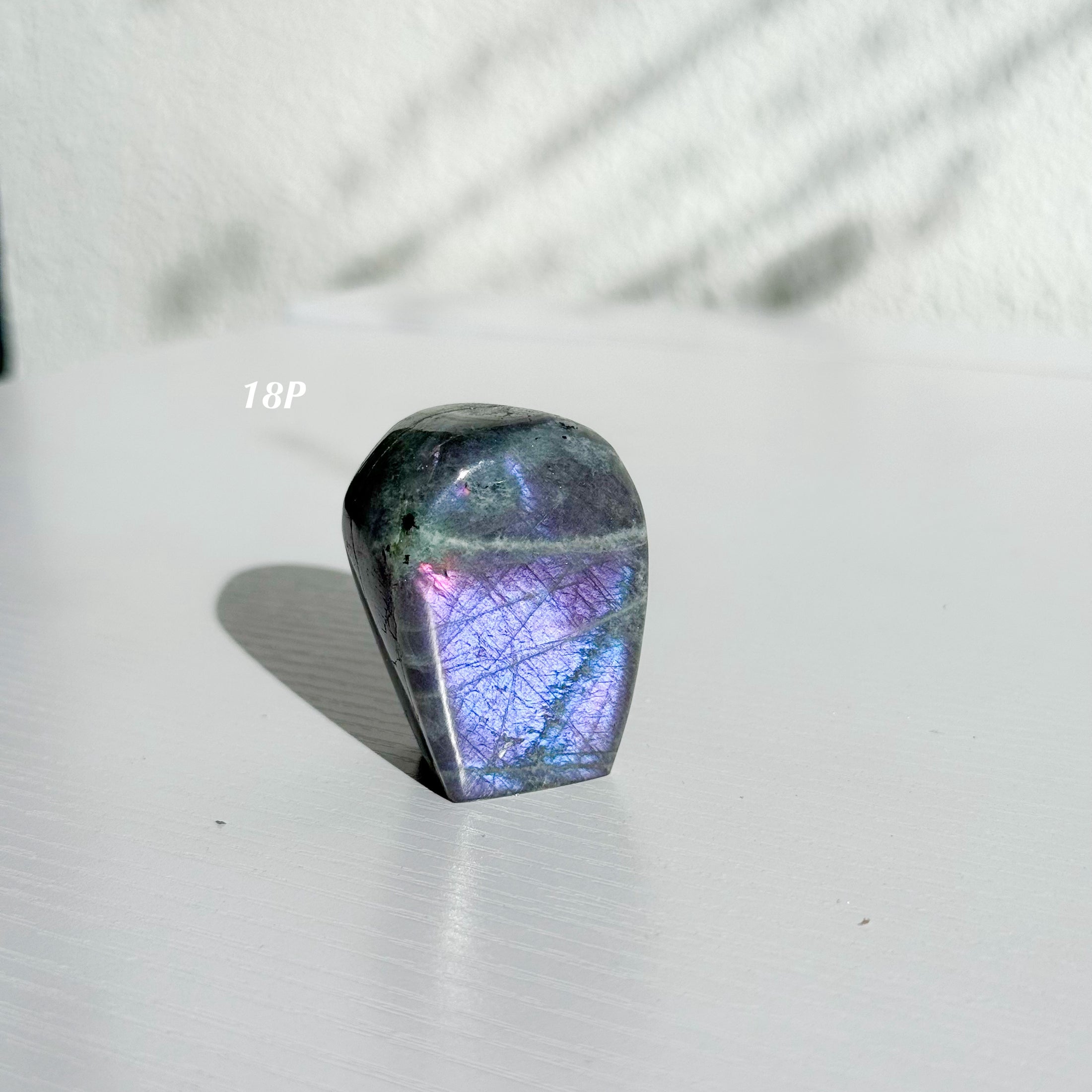 Labradorite Freeform - Purple Flash