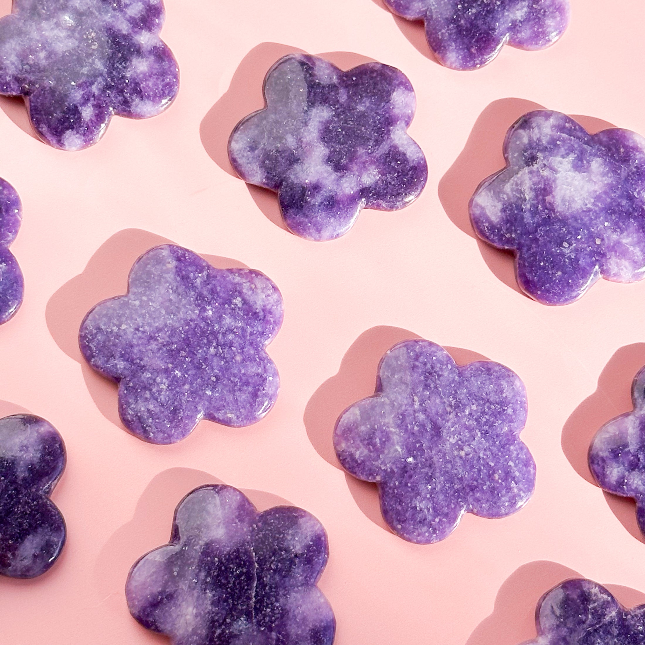 Lepidolite Petal Stone