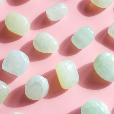 Pistachio Calcite Tumble