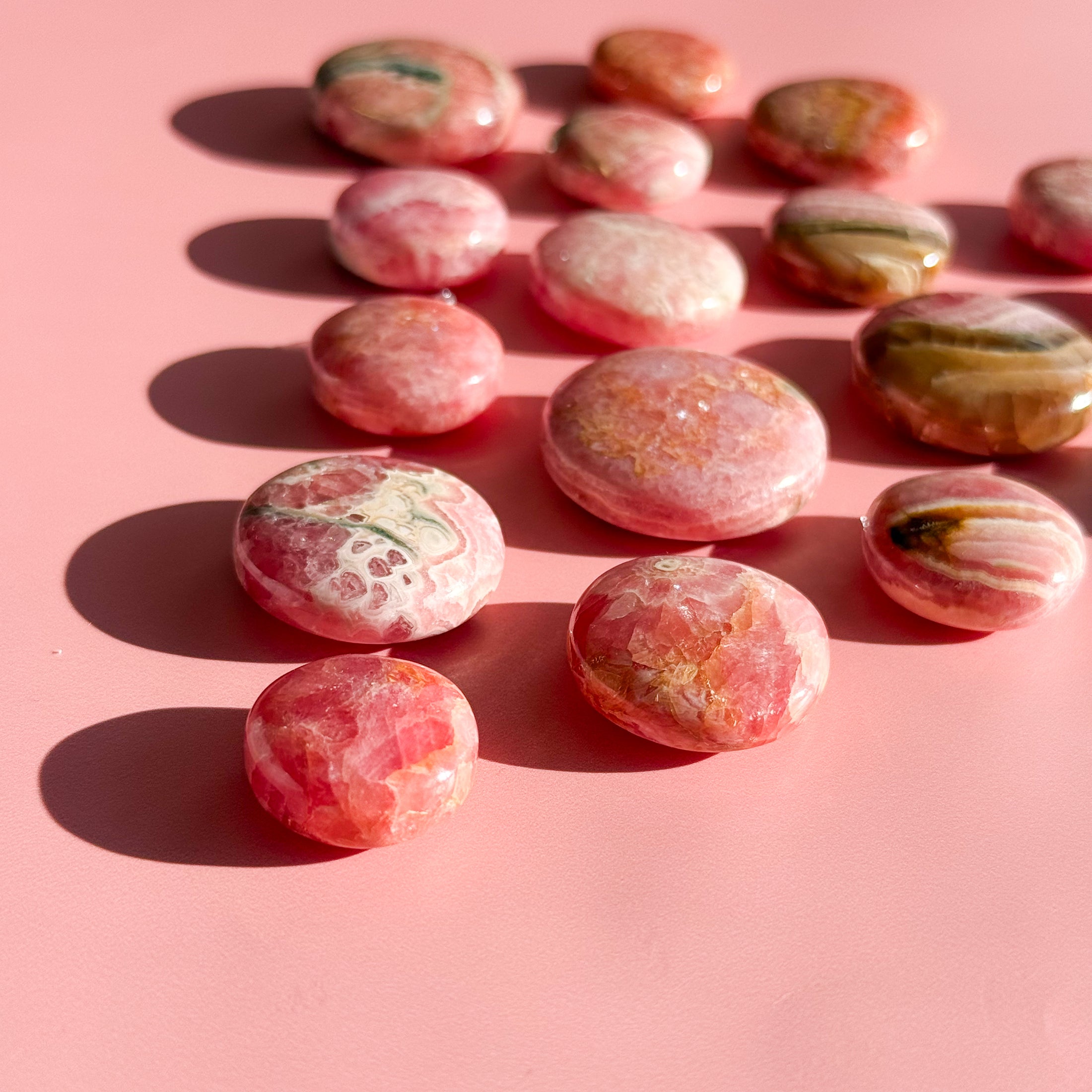 Rhodochrosite Flat Tumble