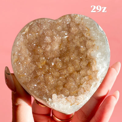 Druzy Amethyst Heart from Brazil