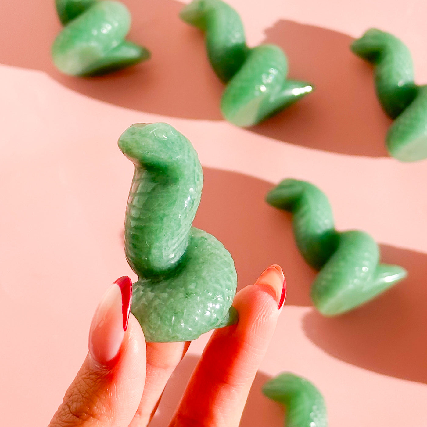 Green Aventurine Snake