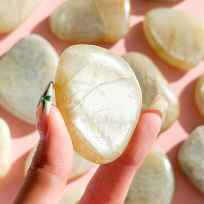 Moonstone Flat Stone