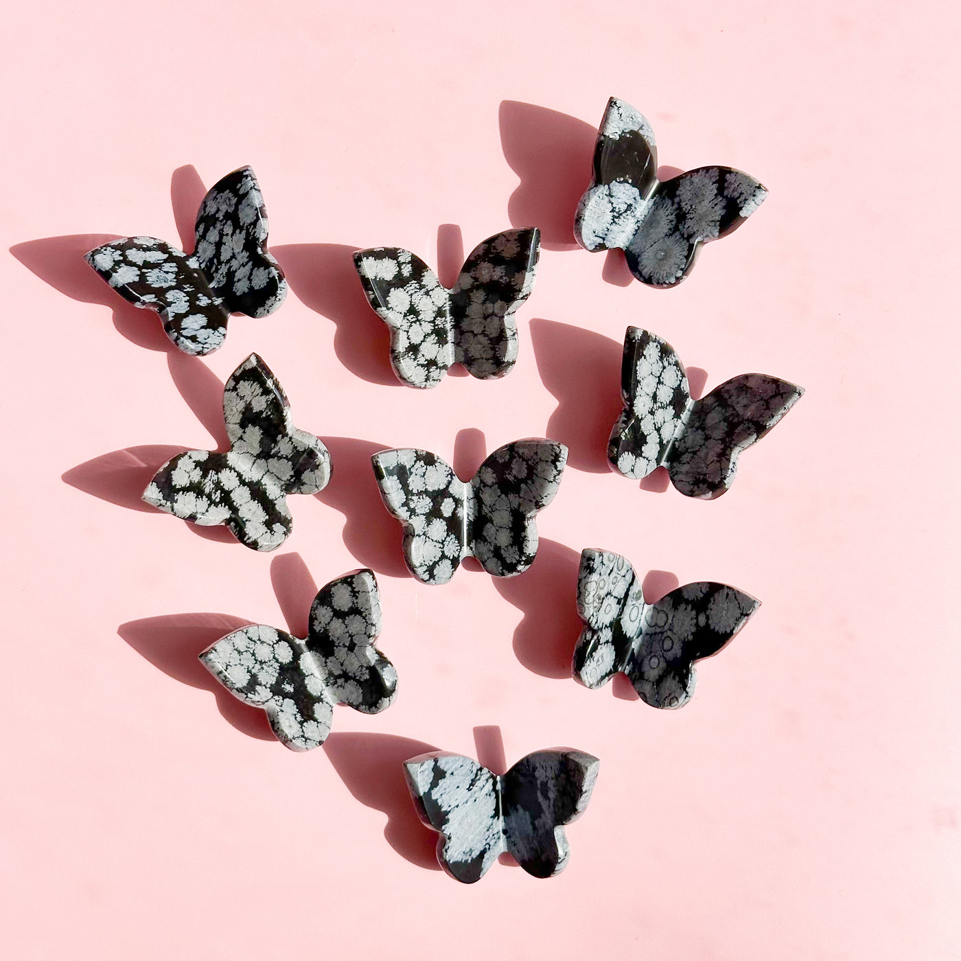 Snowflake Obsidian Mini Butterfly