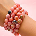 Load image into Gallery viewer, Pink Opal Tumbled Bracelet

