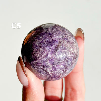 Charoite Sphere