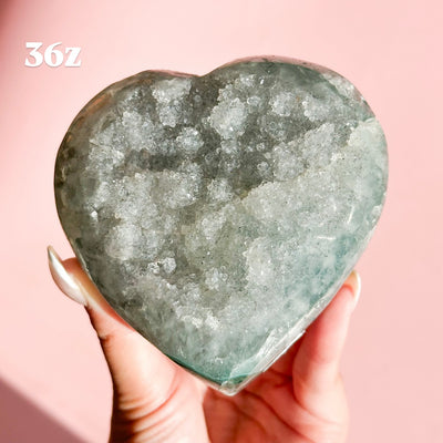 Druzy Amethyst Heart from Brazil