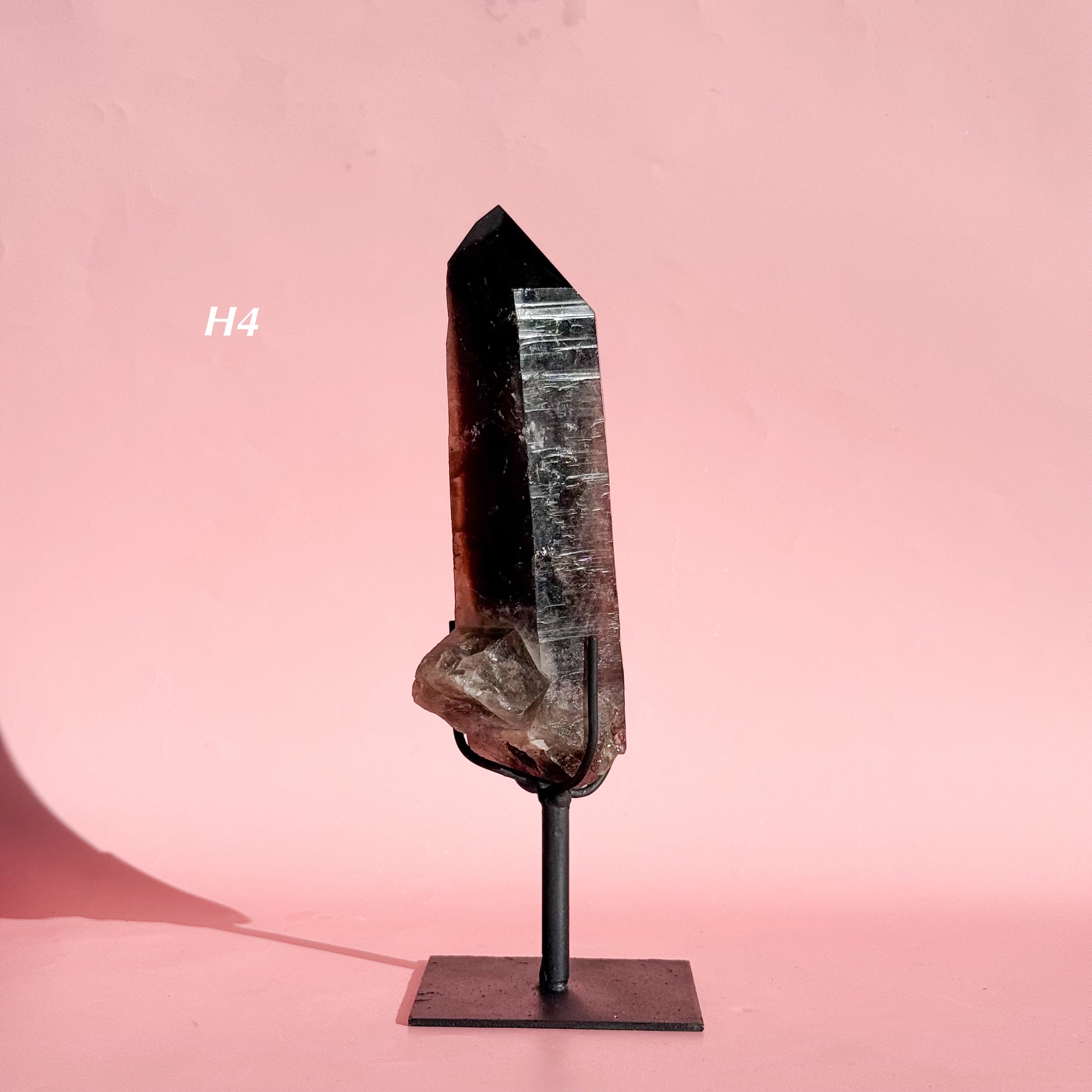 Smokey Quartz Point on Stand
