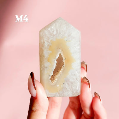 Agate Geode Mini Tower