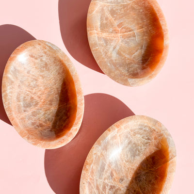 Peach Moonstone Bowl