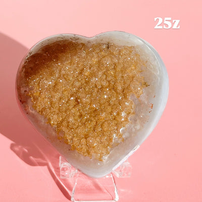 Druzy Amethyst Heart from Brazil